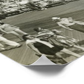 Geboste strand poster (Hoek)