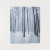 Geboste winterbos wandkleed (Voorkant)