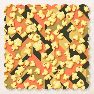 Gebotterde Popcorn Camouflage Kunst Onderzetter Se