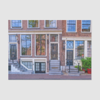 Gebouw in Amsterdam, Nederland Tissuepapier