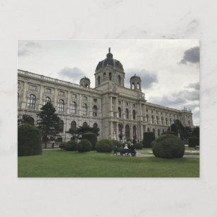 Gebouw in het Museumsquartier in Wenen Briefkaart