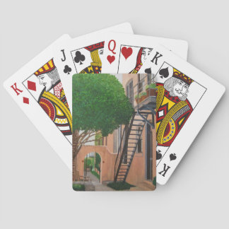 gebouw nabij Tony's pasta in Chattanooga Tn. Speelkaarten