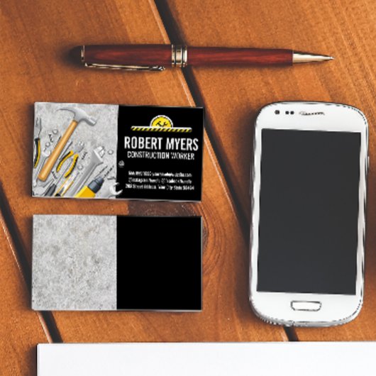 Gebouw | Reparatiegereedschap | Bouw Afsprakenkaartje