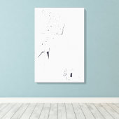 Gebouw Spelletjes K Monogram Tekening 19 Canvas (Insitu (Houten vloer))