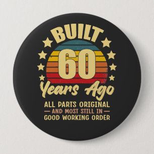 Gebouwd 60 jaar geleden Alle onderdelen origineel Ronde Button 4,0 Cm