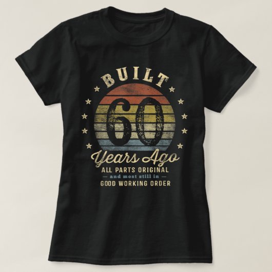 Gebouwd 60 jaar geleden - Alle onderdelen originel T-shirt (Design voorkant)