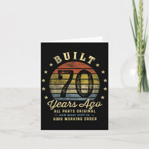 Gebouwd 70 Jaar Geleden - Alle Onderdelen Originee Kaart