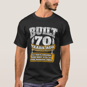 Gebouwd 70 jaar geleden zijn alle onderdelen oorsp t-shirt
