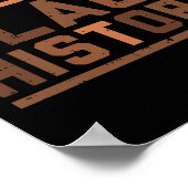 Gebouwd door Black History Bhm African Pride Month Poster (Hoek)