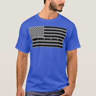 Gebouwd door Steam Railroad Heritage Flag 1 T-shirt