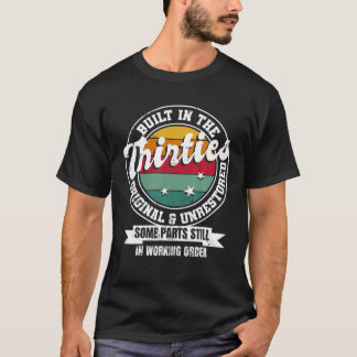 Gebouwd in de Dertig originele, niet-gerestaureerd T-shirt