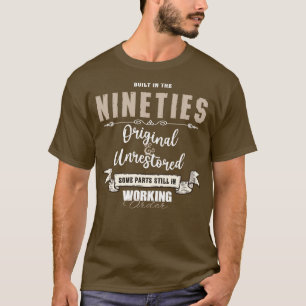 Gebouwd in de jaren negentig origineel ongerestaur t-shirt