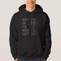 Gebouwd in de Nachtploeg Hoodie
