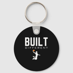 Gebouwd Niet Geboren _ Bodybuilding Motivatie Fitn Sleutelhanger