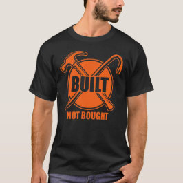 Gebouwd Niet Gekocht Blauw Koll Geschenk T-shirt