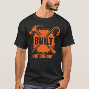 Gebouwd Niet Gekocht Blauw Koll Geschenk T-shirt