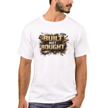 Gebouwd Niet Gekocht Timmerman Grunge T-Shirt