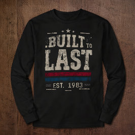 Gebouwd om te Duren Vintage 1983 Gedistrobeerde Ty T-shirt