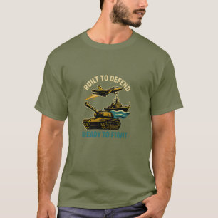 Gebouwd om te verdedigen, t-shirt
