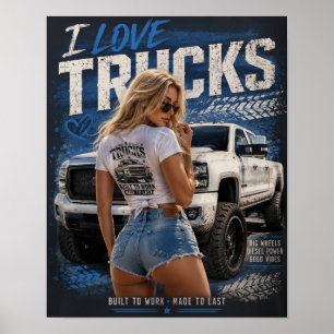 Gebouwd om te Werken Gemaakt om te Duren – I Love Poster