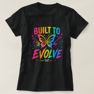 Gebouwd om vlinderhemd te evolueren 0047716 t-shirt