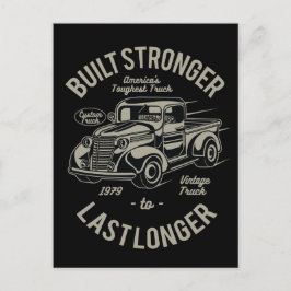Gebouwd sterker om langer te duren | VS-vrachtwage Briefkaart