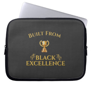 Gebouwd vanuit het zwarte excellentie-erfgoed laptop sleeve