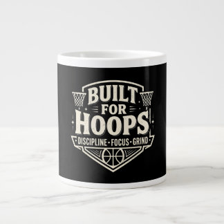 Gebouwd voor Hoops Basketbal Motivatie Extra Grote Beker