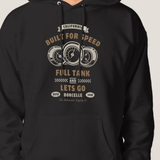 Gebouwd voor speed t-shirt, Speed demon Racing Hoodie