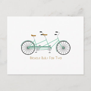 Gebouwd voor twee briefkaart