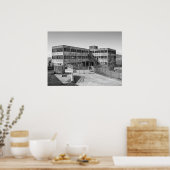 GEBOUWDE ALCATRAZ MODELINDUSTRIEËN POSTER (Keuken)