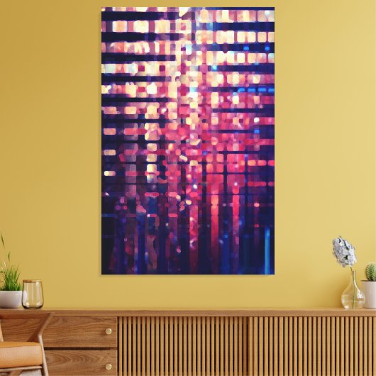 Gebouwen Canvas Afdruk (Insitu (Woonkamer))