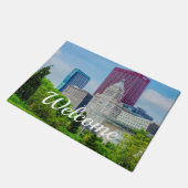 Gebouwen in Chicago Doormat Deurmat (Schuin)