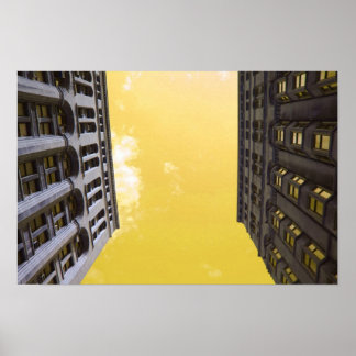 gebouwen in chicago poster