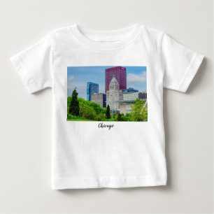 Gebouwen in de T-shirt van Chicago Baby