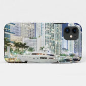 Gebouwen langs de rivier de Miami Case-Mate iPhone Case (Achterkant (horizontaal))