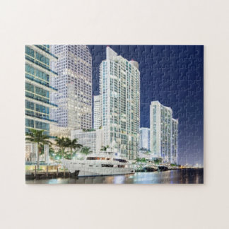 Gebouwen langs de rivier de Miami Legpuzzel