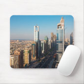 Gebouwen langs Sheikh Zayed Road, Dubai Muismat (Met muis)