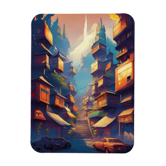 Gebouwen Magneet (Verticaal)