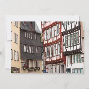 Gebouwen met een halfuurplaats bedankkaart