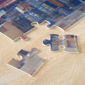 gebouwen met valparaiso - kleur legpuzzel (Zijkant)