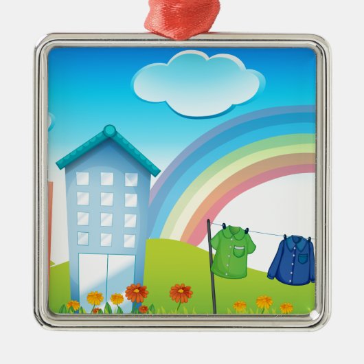 Gebouwen Metalen Ornament (Voorkant)