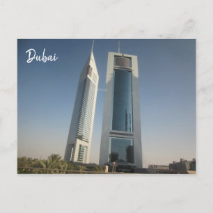 gebouwen van dubai briefkaart