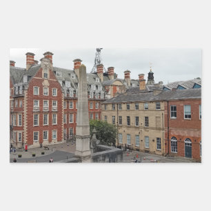 Gebouwen van York Rechthoekige Sticker