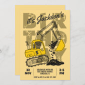 Gebouwthema Kinderverjaardagsfeestje Kaart (Voorkant / Achterkant)