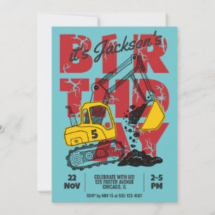 Gebouwthema Kinderverjaardagsfeestje Kaart