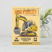 Gebouwthema Kinderverjaardagsfeestje Kaart (Staand voorkant)