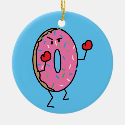 Gebraden het deegsuiker van de Vechter van de Keramisch Ornament (Voorkant)