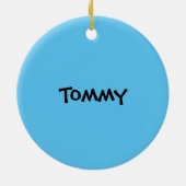 Gebraden het deegsuiker van de Vechter van de Keramisch Ornament (Achterkant)