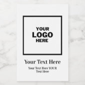 Gebrand Professional Classic  Voedselcontainer Etiket (Enkel label)